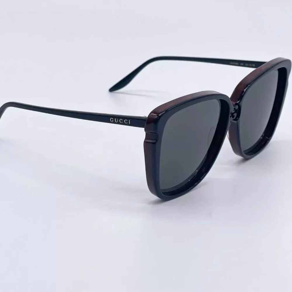 Sale! New Gucci Women's 63mm Black and Brown Sunglasses! - Picture 2 of 8